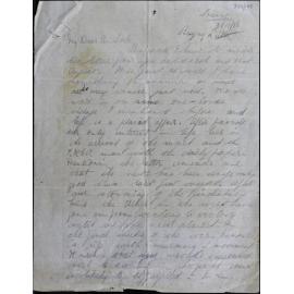 Letter to my Dear Ain Folk : Buigny L'Abbe, France