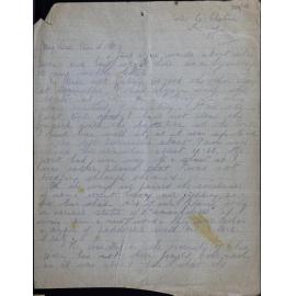 Letter to my Dear Ain Folk : Solre-Le-Chateau, France