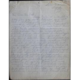 Letter to my Dear Ain Folk : Solre-Le-Chateau, France