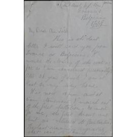 Letter to my Dear Ain Folk : Gougnies, Belgium