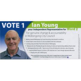 Wollongong City Council elections, Independent how to vote leaflet, Ward 2