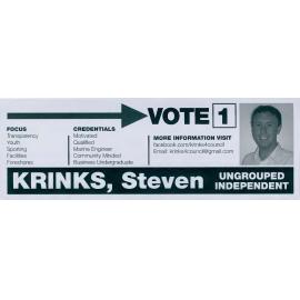 Shellharbour Council elections, Independent how to vote leaflet
