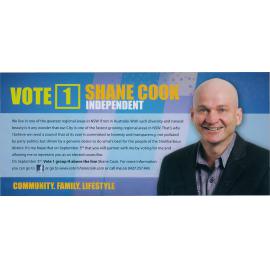 Shellharbour Council elections, Independent how to vote leaflet, Group H