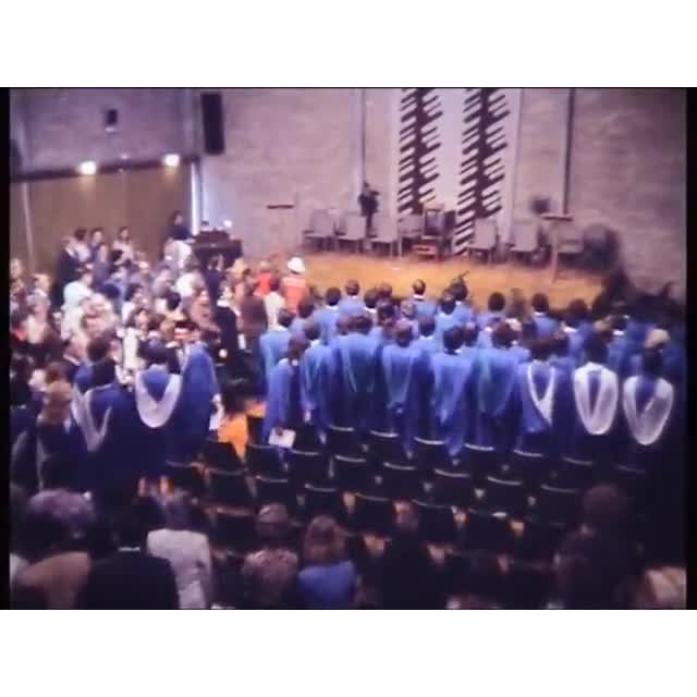University of Wollongong graduation ceremony 1979
