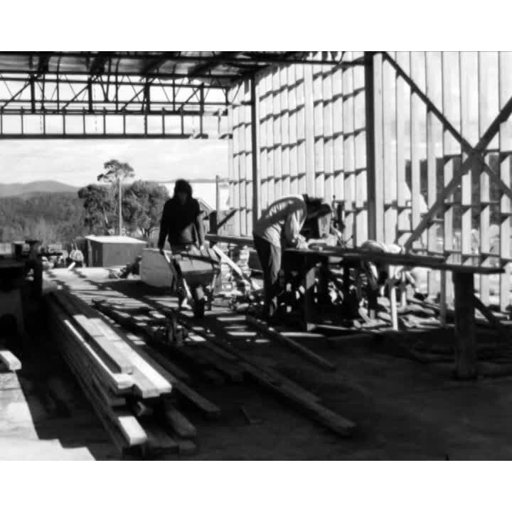 Female bricklayer at Eden