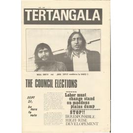 1974-09 Tertangala : election issue