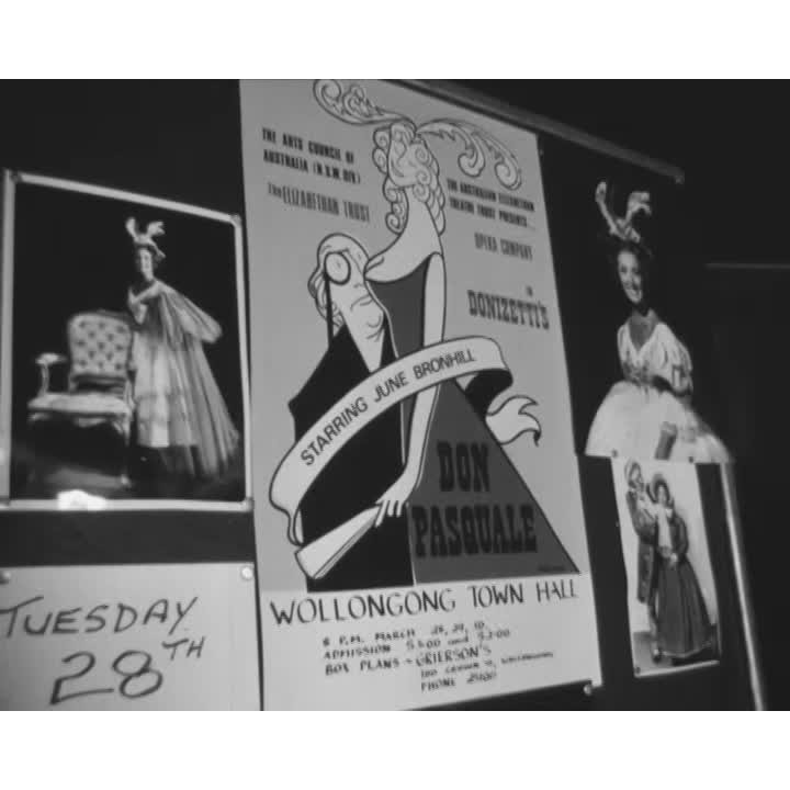 June Bronhill in Don Pasquale opera