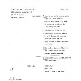 Rita Streich interview