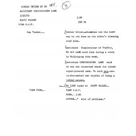 Assistant Commissioner Lane