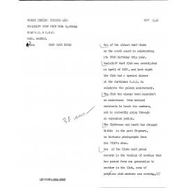 Coalcliff surf club 50th birthday