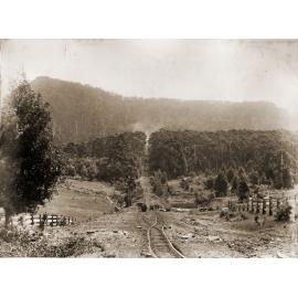 Corrimal Colliery. View of incline