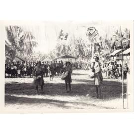 A welcome to Lahoposu School on a traditional day