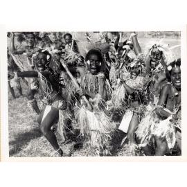 Children taking part in a traditional dance