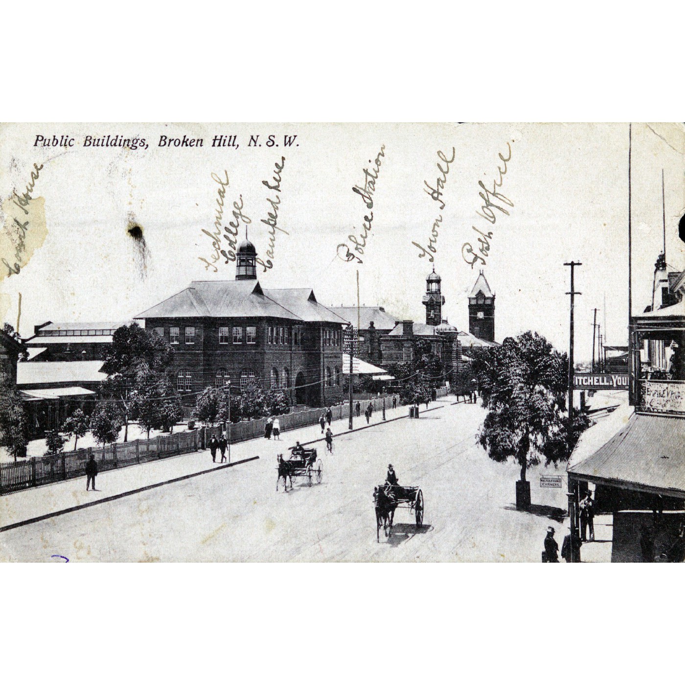 William J. Harris : Broken Hill Strikes 1909-1911 Postcards