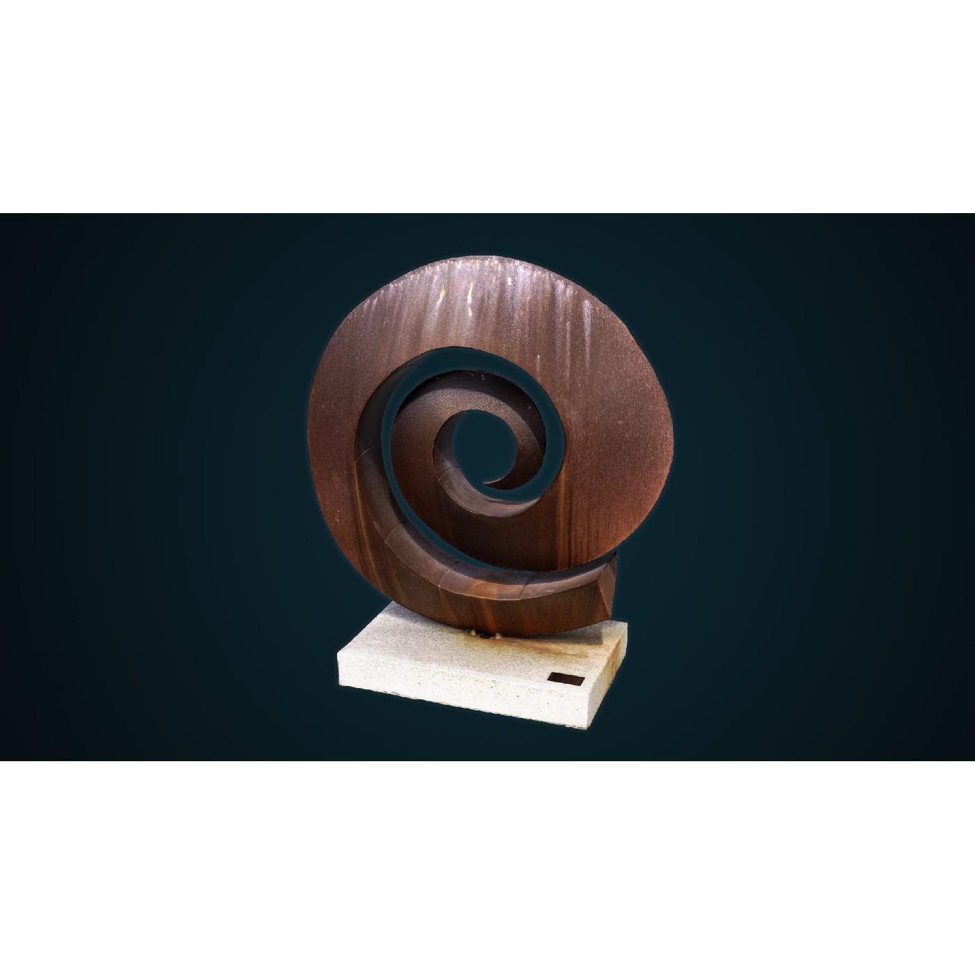 Ammonite sculpture 