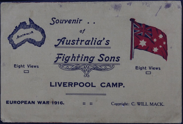 Souvenir of Australia's fighting sons : Liverpool camp