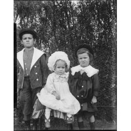 Portrait of three children