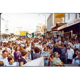 Hiroshima Day march 1979 in Wollongong 25