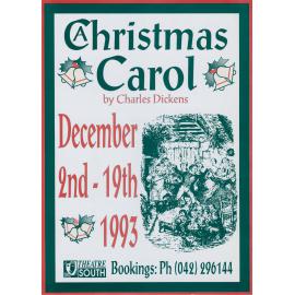 A Christmas Carol playbill