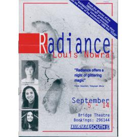 Radiance playbill