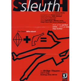 Sleuth playbill
