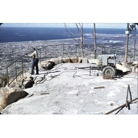 Building safety fence Trig Lookout