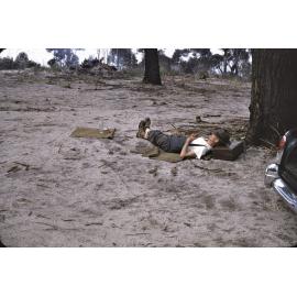 Milton Mow having a siesta