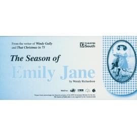 The Season of Emily Jane playbill