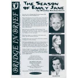 Miscellaneous playbill