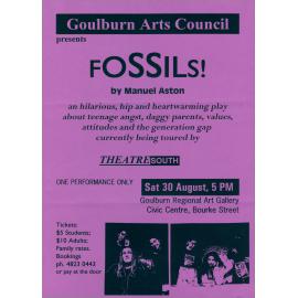 Fossils playbill
