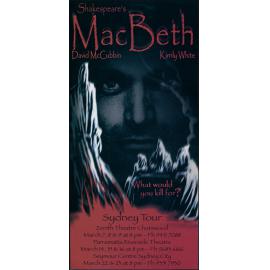 Macbeth playbill