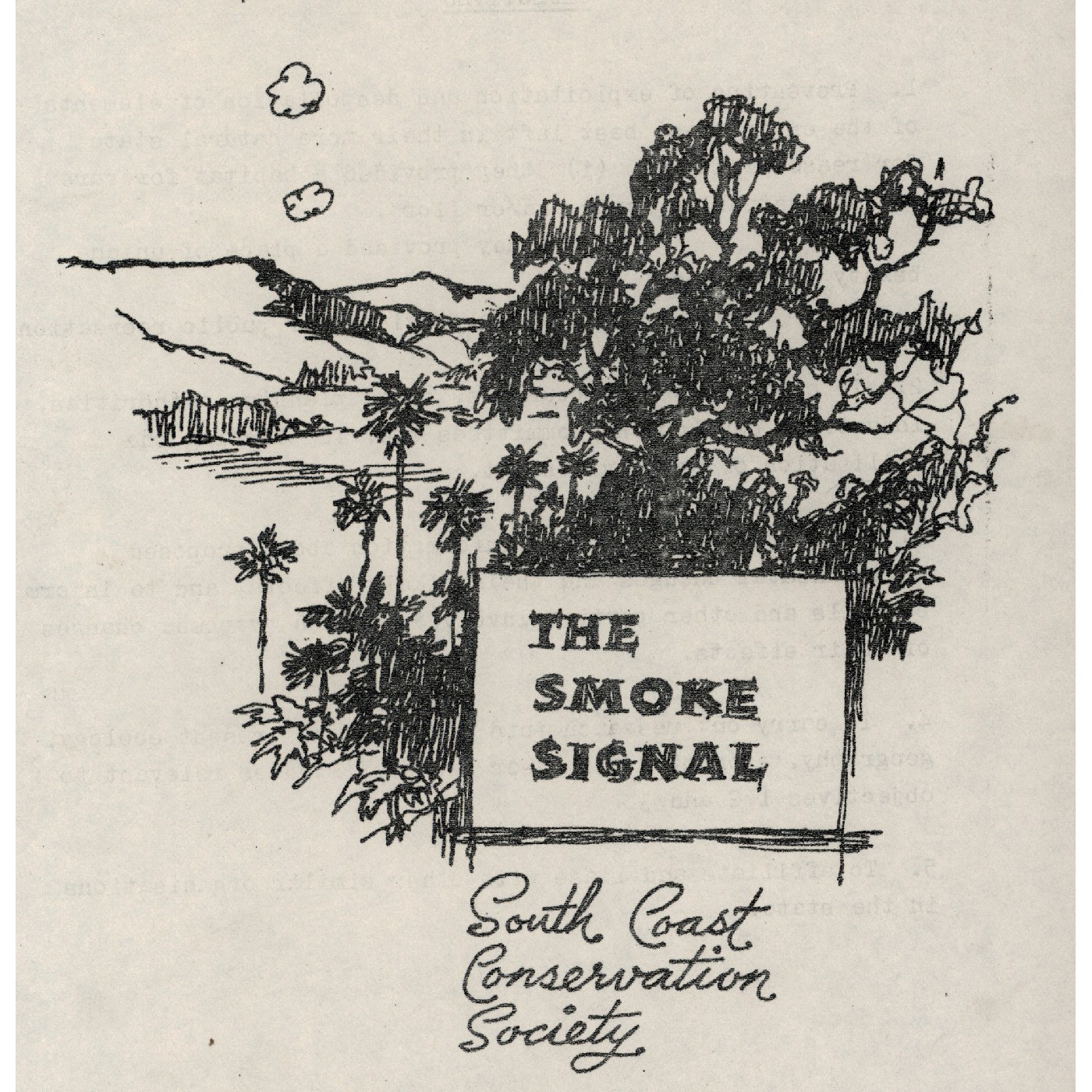Smoke Signal: Journal of the South Coast Conservation Society