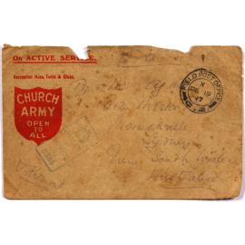 Envelope to Mr Agate