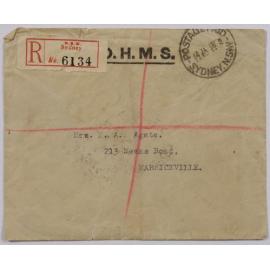 Registered envelope to Mrs M. Agate