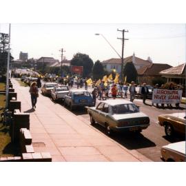 Hiroshima Day march 1982 in Wollongong 25