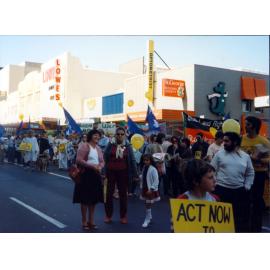 Hiroshima Day march 1982 in Wollongong 31