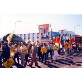 Hiroshima Day march 1982 in Wollongong 45