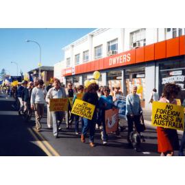 Hiroshima Day march 1982 in Wollongong 46
