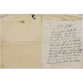 Letter to an unknown German solider