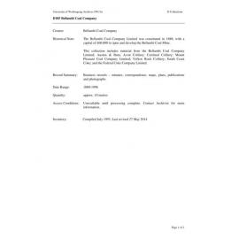 Bellambi Coal Company collection guide