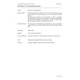Robert T.C. Jones collection guide