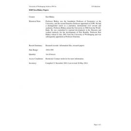 Ken Blakey collection guide