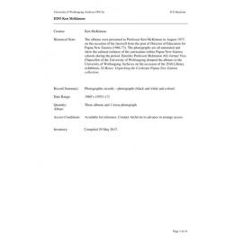 Ken McKinnon collection guide