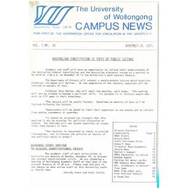 Campus News 20 November 1975