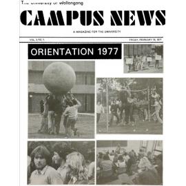 Campus News  18 February 1977 vol 3 no 1 