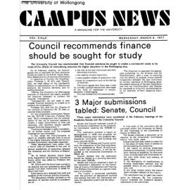 Campus News 9 March 1977 vol 3 no 2