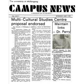 Campus News 1 June 1977 vol 3 no 5