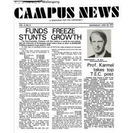 Campus News 29 June 1977 vol 3 no 6