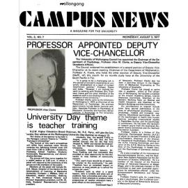 Campus News 3 August 1977 vol 3 no 7