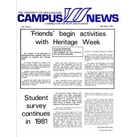 Campus News 25 March 1981 vol 7 no 3
